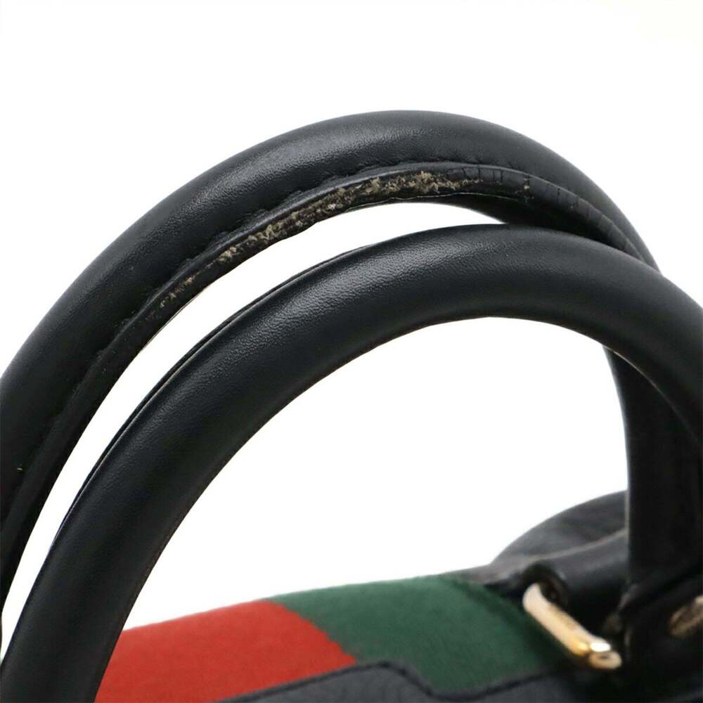 GUCCI Black Leather Shoulder Bag - Picture 6 of 10